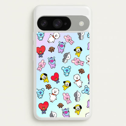 BT21 Collage - K Pop Phone Case for Google Pixel 10 / 10 Pro
