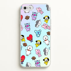 BT21 Collage - K Pop  -  Phone Case for iPhone 5 / 5s / SE 2016