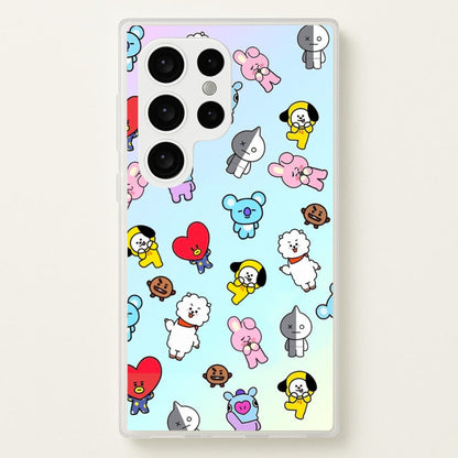 BT21 Collage - K Pop  -  Phone Case for Galaxy S24 Ultra