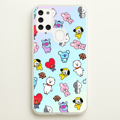 BT21 Collage - K Pop  -  Phone Case for Galaxy A21s