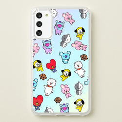 BT21 Collage - K Pop  -  Phone Case for Galaxy S20FE