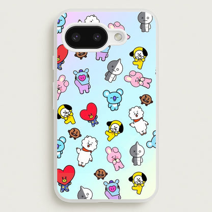 BT21 Collage - K Pop  -  Phone Case for Google Pixel 9a