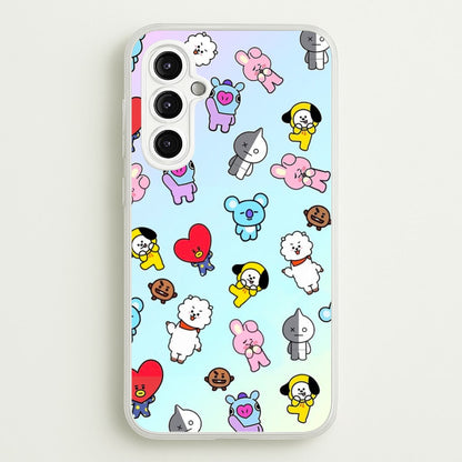 BT21 Collage - K Pop  -  Phone Case for Galaxy A14
