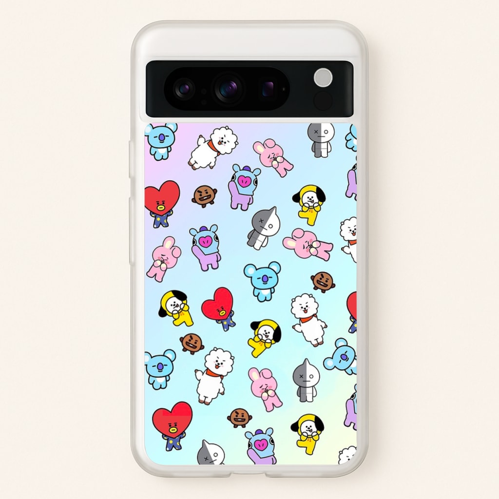 BT21 Collage - K Pop  -  Phone Case for Google Pixel 8 Pro
