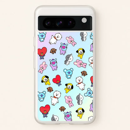 BT21 Collage - K Pop  -  Phone Case for Google Pixel 8 Pro