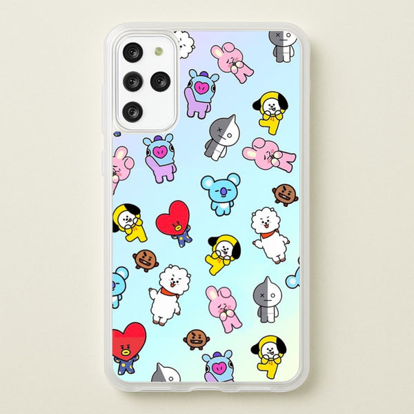 BT21 Collage - K Pop  -  Phone Case for Galaxy S20 Plus