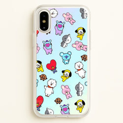 BT21 Collage - K Pop  -  Phone Case for iPhone X / XS