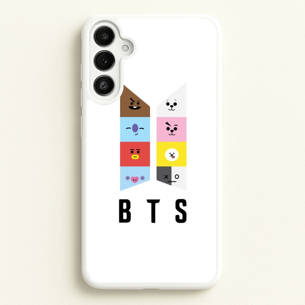 BT21 K-Pop Band Logo  - BTS Phone Case for Galaxy A34