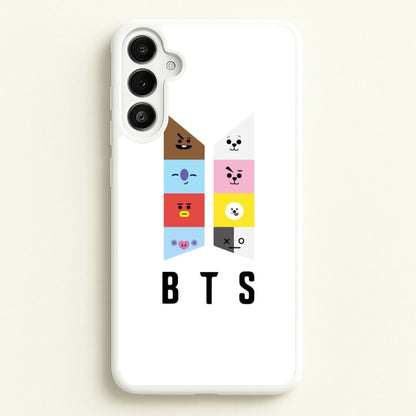 BT21 K-Pop Band Logo  - BTS Phone Case for Galaxy A34