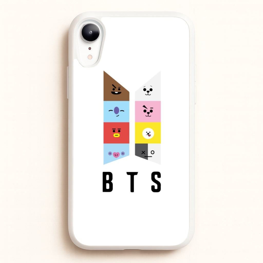 BT21 K-Pop Band Logo  - BTS Phone Case for iPhone XR