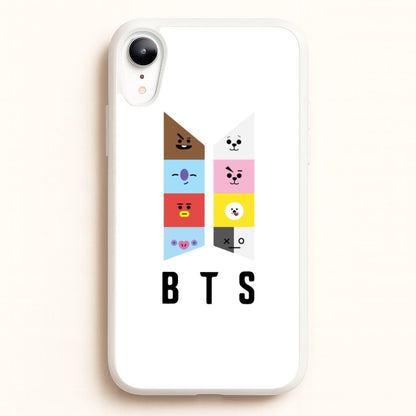 BT21 K-Pop Band Logo  - BTS Phone Case for iPhone XR