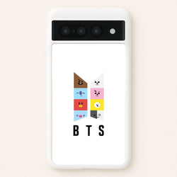 BT21 K-Pop Band Logo  - BTS Phone Case for Google Pixel 7 Pro
