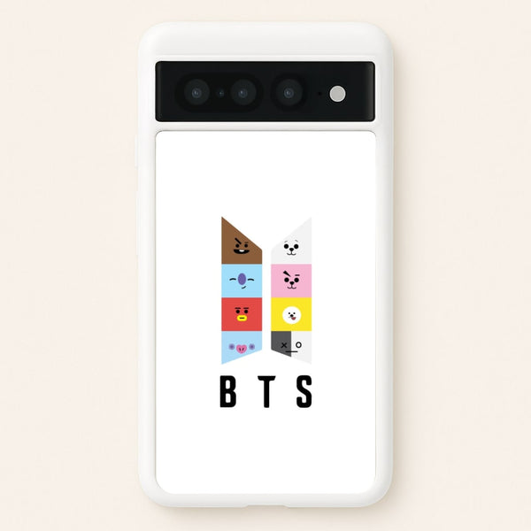 BT21 K-Pop Band Logo  - BTS Phone Case for Google Pixel 7 Pro