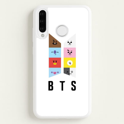 BT21 K-Pop Band Logo  - BTS Phone Case for Huawei P30 Lite