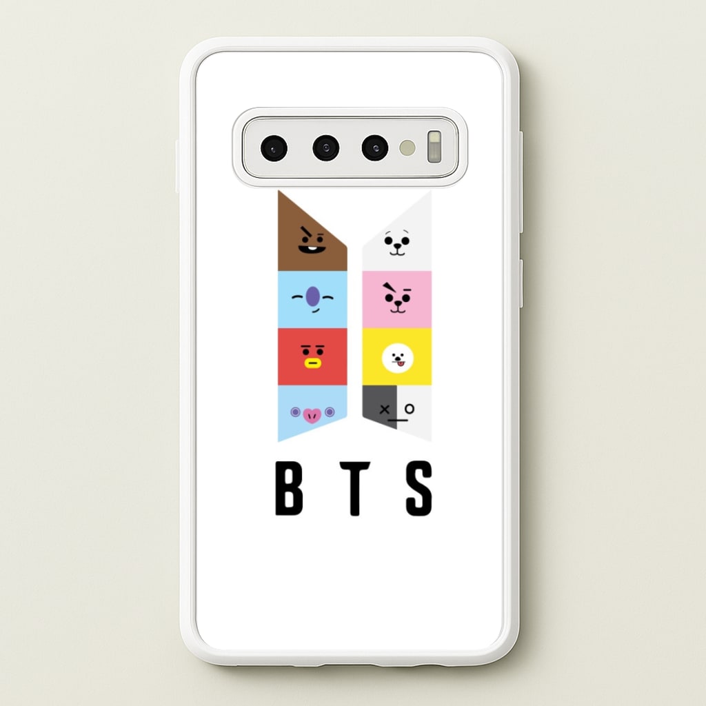 BT21 K-Pop Band Logo  - BTS Phone Case for Galaxy S10