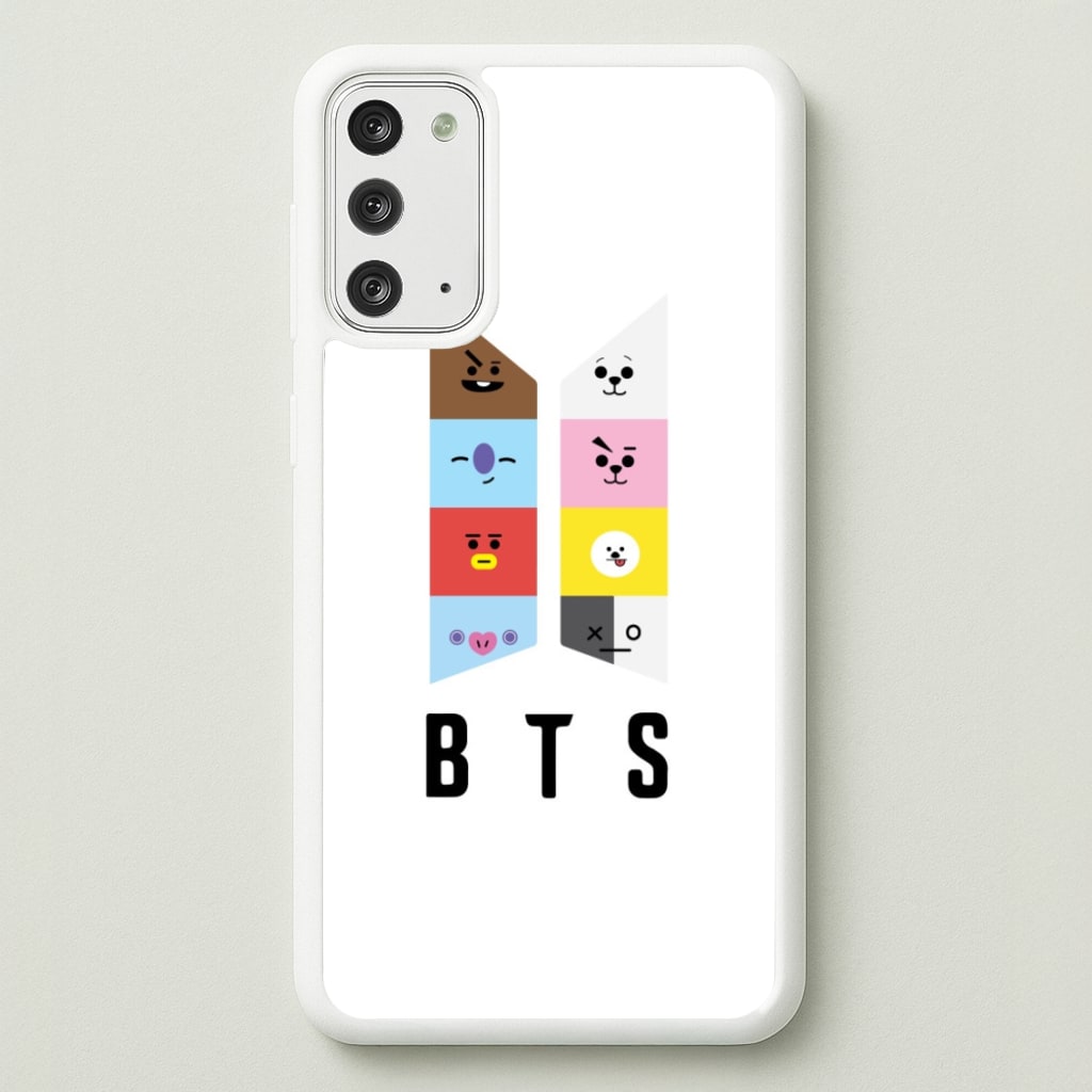 BT21 K-Pop Band Logo  - BTS Phone Case for Galaxy Note 20