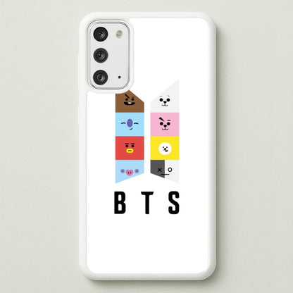 BT21 K-Pop Band Logo  - BTS Phone Case for Galaxy Note 20
