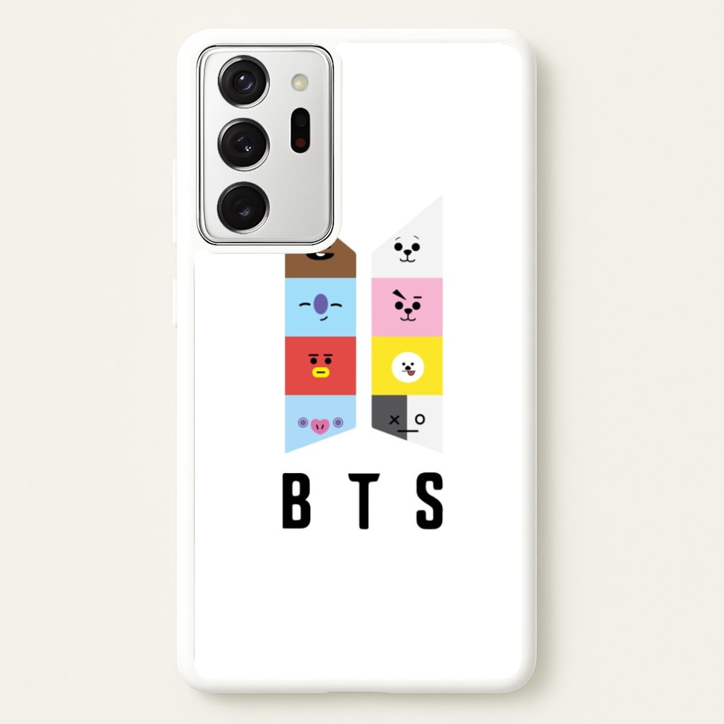 BT21 K-Pop Band Logo  - BTS Phone Case for Galaxy Note 20 Ultra