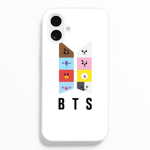 BT21 K-Pop Band Logo  - BTS Phone Case for iPhone 16 Plus