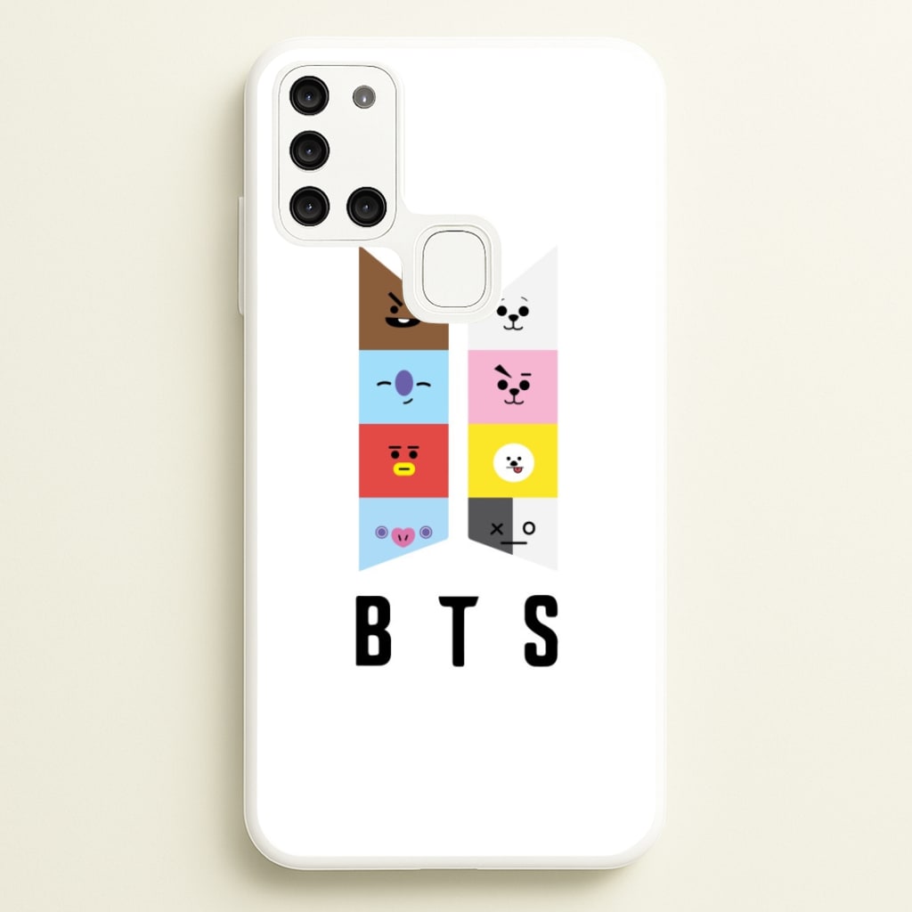 BT21 K-Pop Band Logo  - BTS Phone Case for Galaxy A21s
