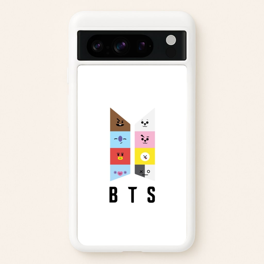 BT21 K-Pop Band Logo  - BTS Phone Case for Google Pixel 8 Pro