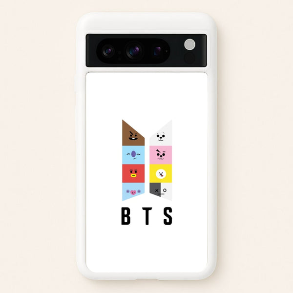 BT21 K-Pop Band Logo  - BTS Phone Case for Google Pixel 8 Pro