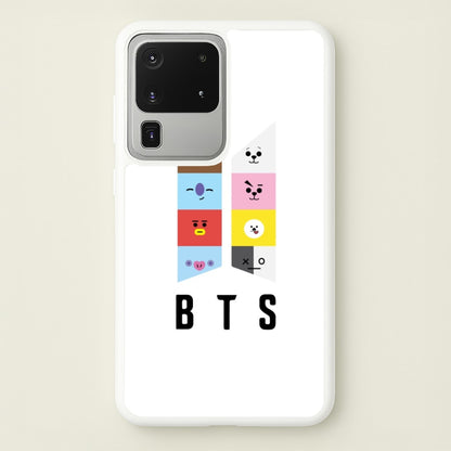 BT21 K-Pop Band Logo  - BTS Phone Case for Galaxy S20 Ultra