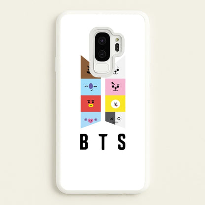 BT21 K-Pop Band Logo  - BTS Phone Case for Galaxy S9 Plus