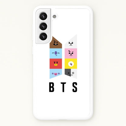 BT21 K-Pop Band Logo  - BTS Phone Case for Galaxy S21FE