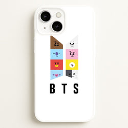 BT21 K-Pop Band Logo  - BTS Phone Case for iPhone 13 Mini