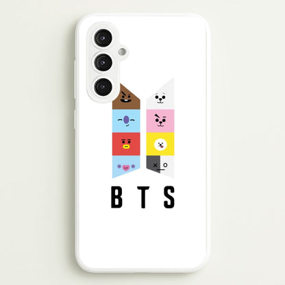 BT21 K-Pop Band Logo  - BTS Phone Case for Galaxy S23FE