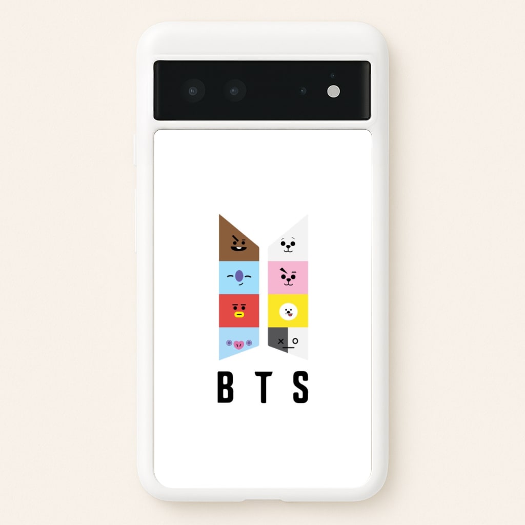 BT21 K-Pop Band Logo  - BTS Phone Case for Google Pixel 6