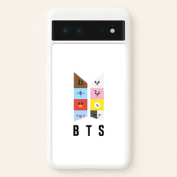 BT21 K-Pop Band Logo  - BTS Phone Case for Google Pixel 6