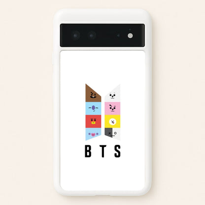 BT21 K-Pop Band Logo  - BTS Phone Case for Google Pixel 6