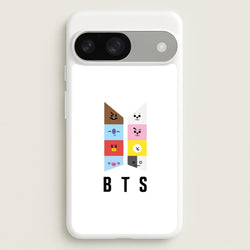 BT21 K-Pop Band Logo  - BTS Phone Case for Google Pixel 9 / 9 Pro