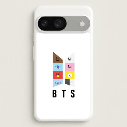 BT21 K-Pop Band Logo  - BTS Phone Case for Google Pixel 9 / 9 Pro