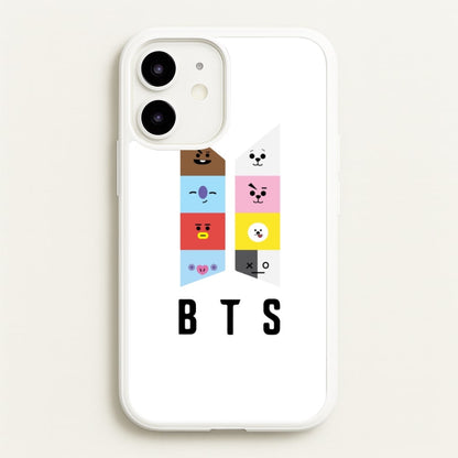 BT21 K-Pop Band Logo  - BTS Phone Case for iPhone 12 / 12 Pro