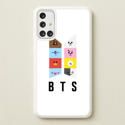 BT21 K-Pop Band Logo  - BTS Phone Case for Galaxy A71