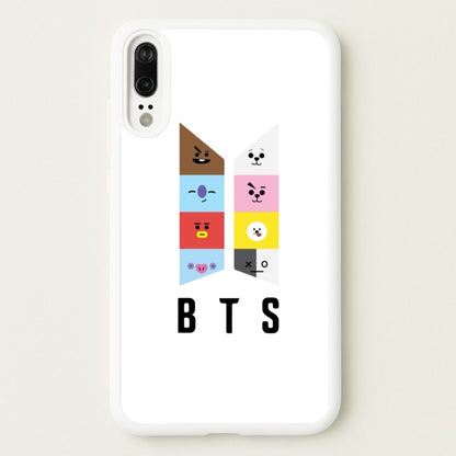 BT21 K-Pop Band Logo  - BTS Phone Case for Huawei P20