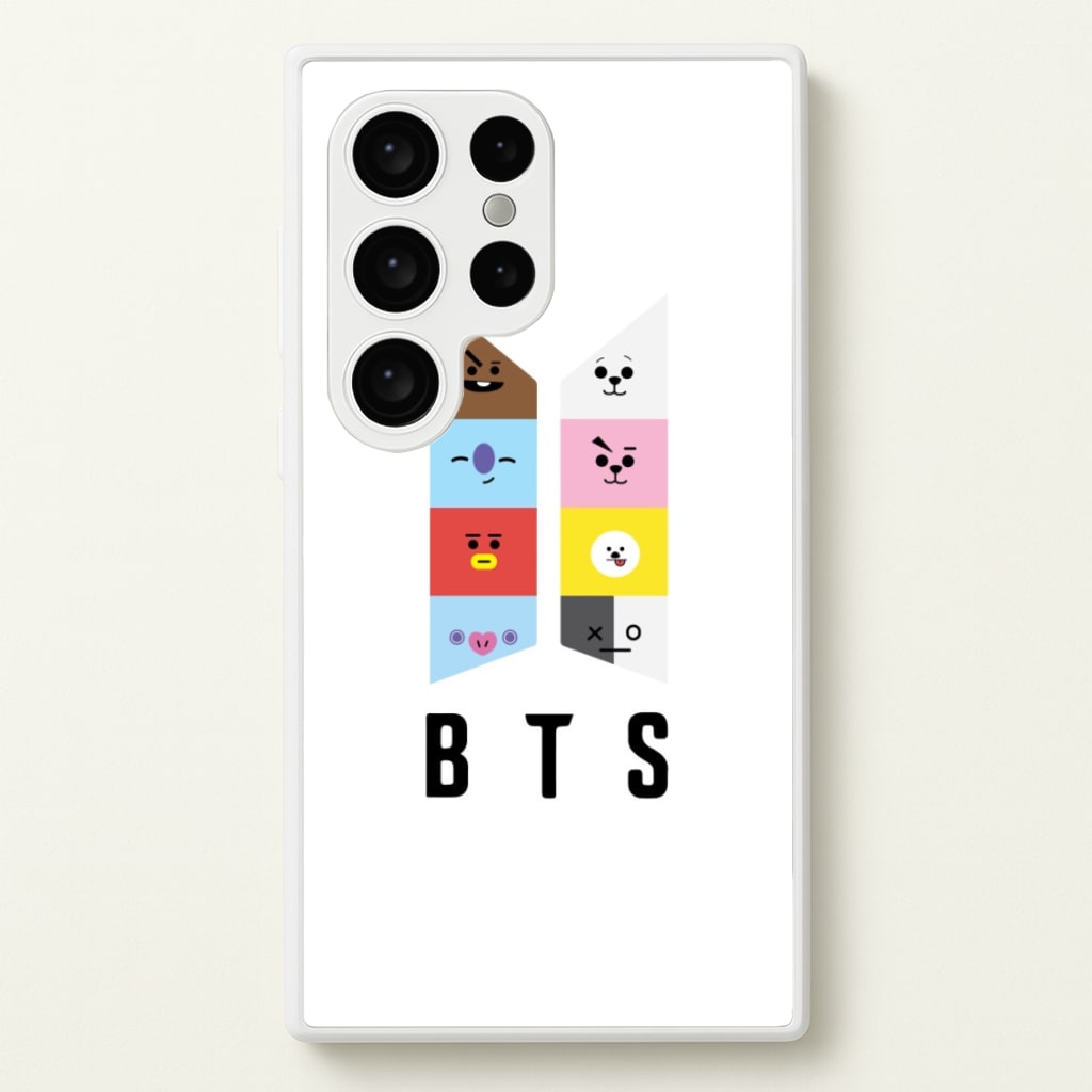 BT21 K-Pop Band Logo  - BTS Phone Case for Galaxy S24 Ultra