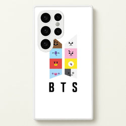 BT21 K-Pop Band Logo  - BTS Phone Case for Galaxy S24 Ultra