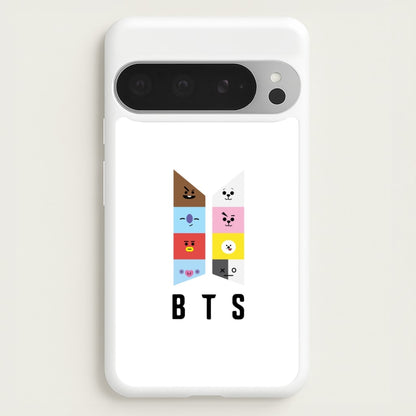 BT21 K-Pop Band Logo  - BTS Phone Case for Google Pixel 9 Pro XL