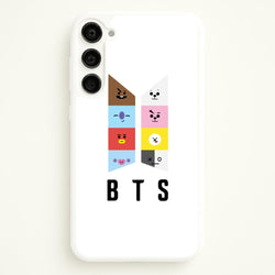BT21 K-Pop Band Logo  - BTS Phone Case for Galaxy S23