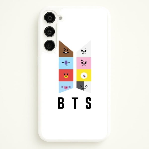 BT21 K-Pop Band Logo  - BTS Phone Case for Galaxy S23