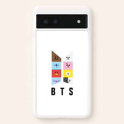 BT21 K-Pop Band Logo  - BTS Phone Case for Google Pixel 6a