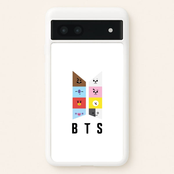 BT21 K-Pop Band Logo  - BTS Phone Case for Google Pixel 6a