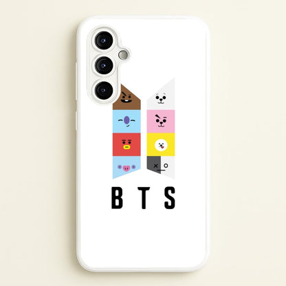BT21 K-Pop Band Logo  - BTS Phone Case for Galaxy A54