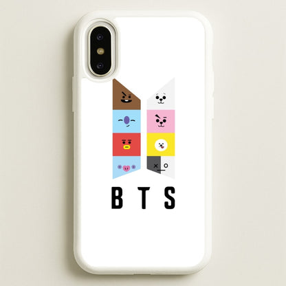 BT21 K-Pop Band Logo  - BTS Phone Case for iPhone X / XS