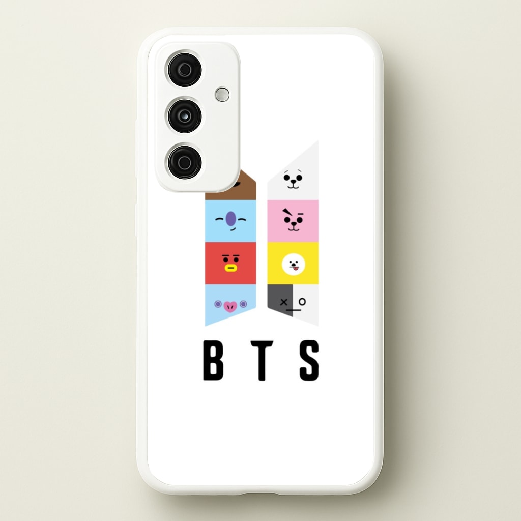 BT21 K-Pop Band Logo  - BTS Phone Case for Galaxy A55