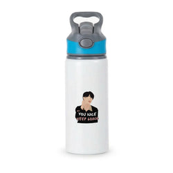 You Nice Keep Going - K Pop Active Water Bottle - Blue